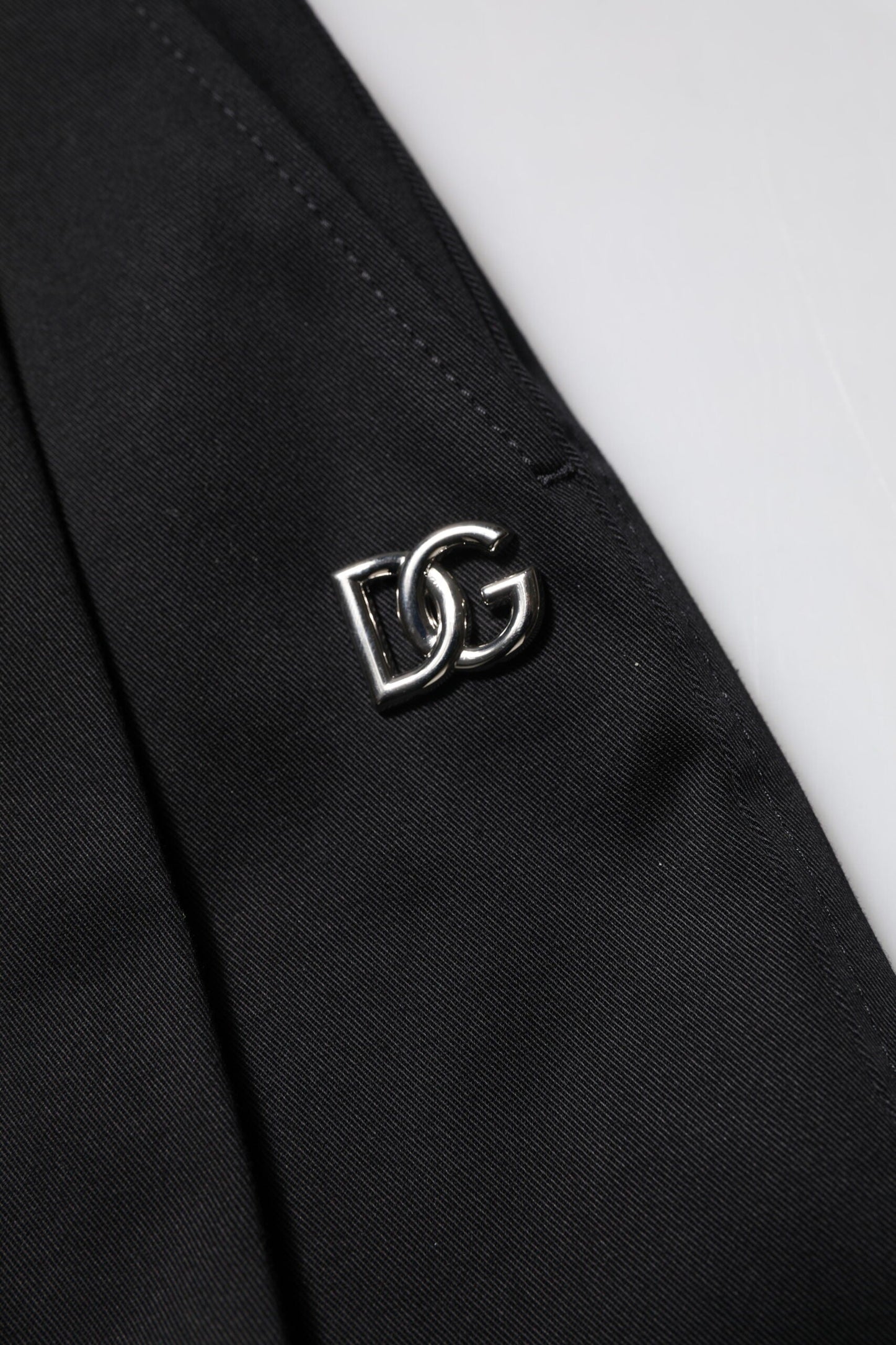 Black Cotton HighWaist Wide Leg Pants