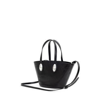 Black Leather Shoulder Bag