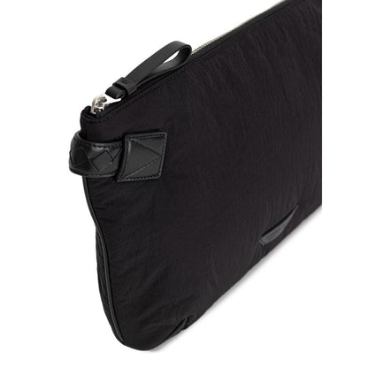 Black Nylon Clutch Bag