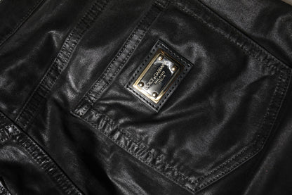 Black GRACE High Waist Skinny Denim Jeans