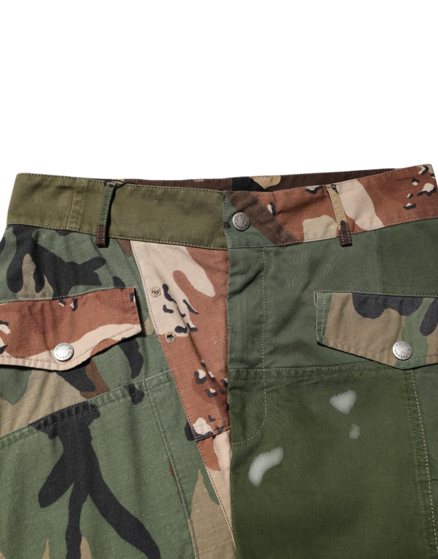 Multicolor Camouflage Cargo Pants
