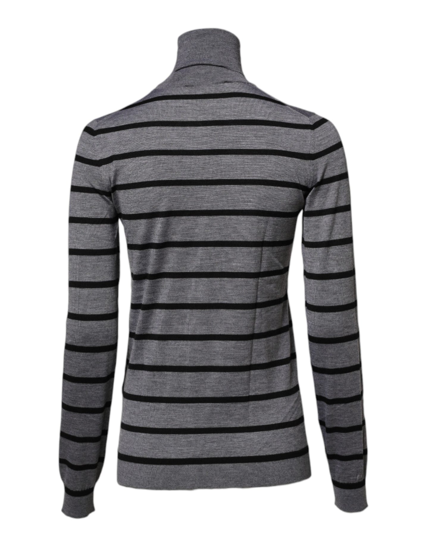 Gray Floral Embroidery Pullover Sweater