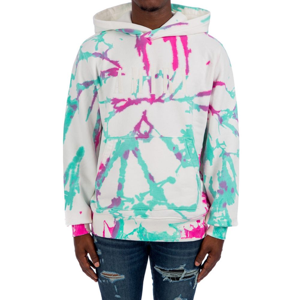 Logo Tie-Dye Hoodie Sweatshirt