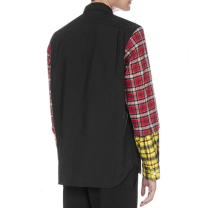 Comme Des Garçons Checked Sleeve Shirt