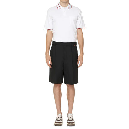 Gabardine Bermuda Shorts