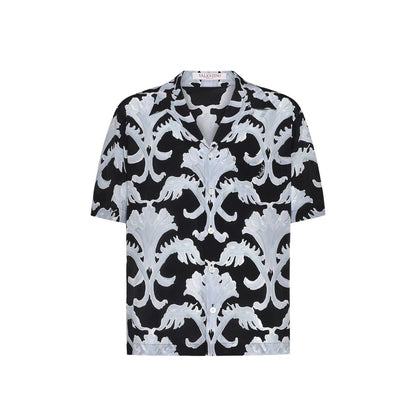 Garavani Metamorphos Wall Print Bowling Shirt