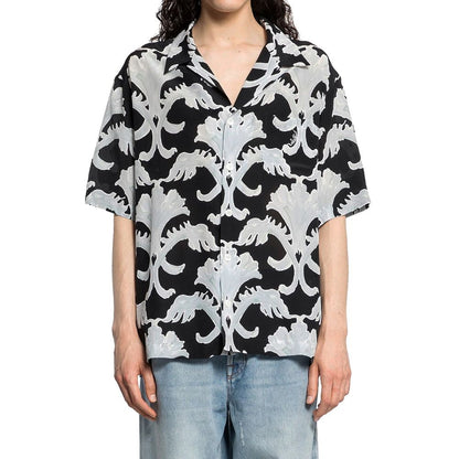 Garavani Metamorphos Wall Print Bowling Shirt