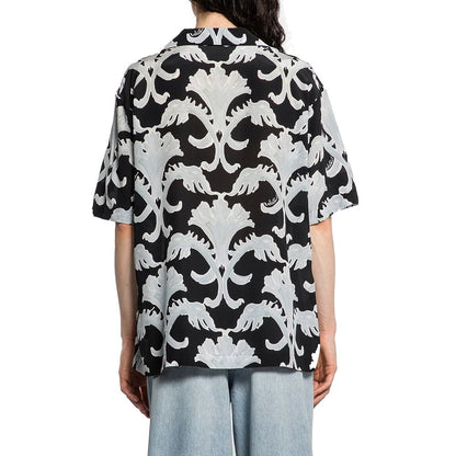 Garavani Metamorphos Wall Print Bowling Shirt