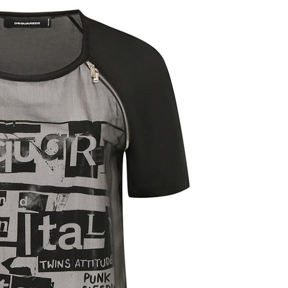 Silk Printed Mini Dress