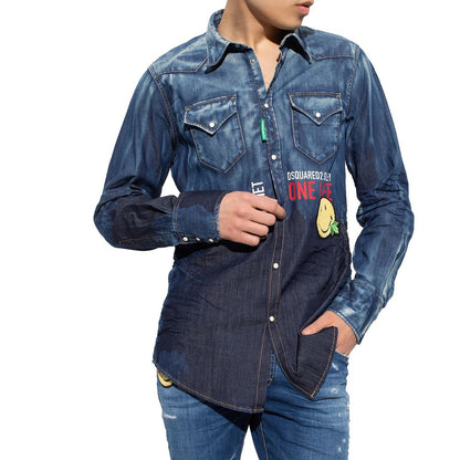 x Smiley Denim Shirt