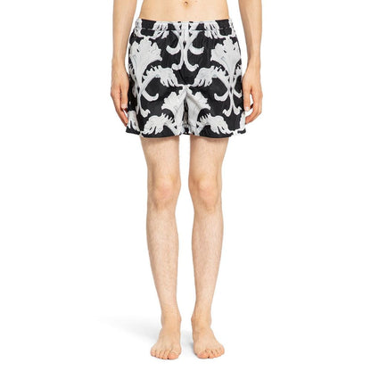 Metamorphos Wall-Print Swim Shorts