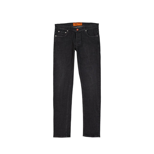 Cotton Denim Slim Jeans
