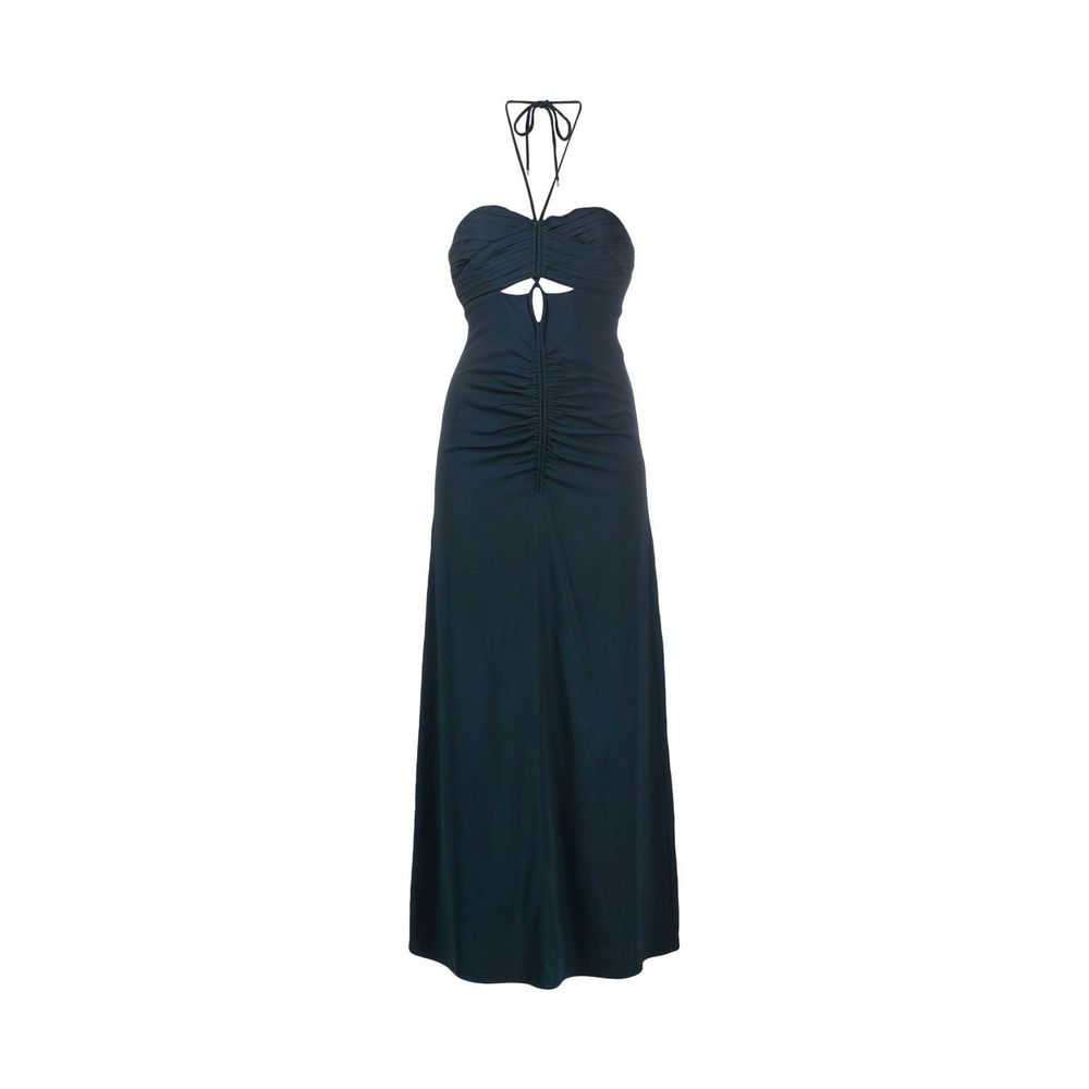 Cut-Out Ruched Maxi Dress