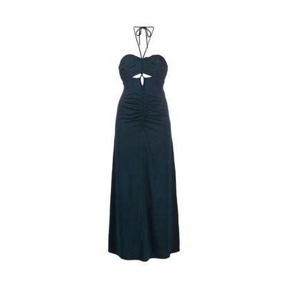 Cut-Out Ruched Maxi Dress