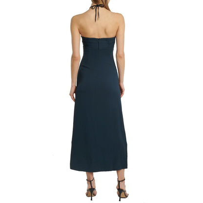Cut-Out Ruched Maxi Dress