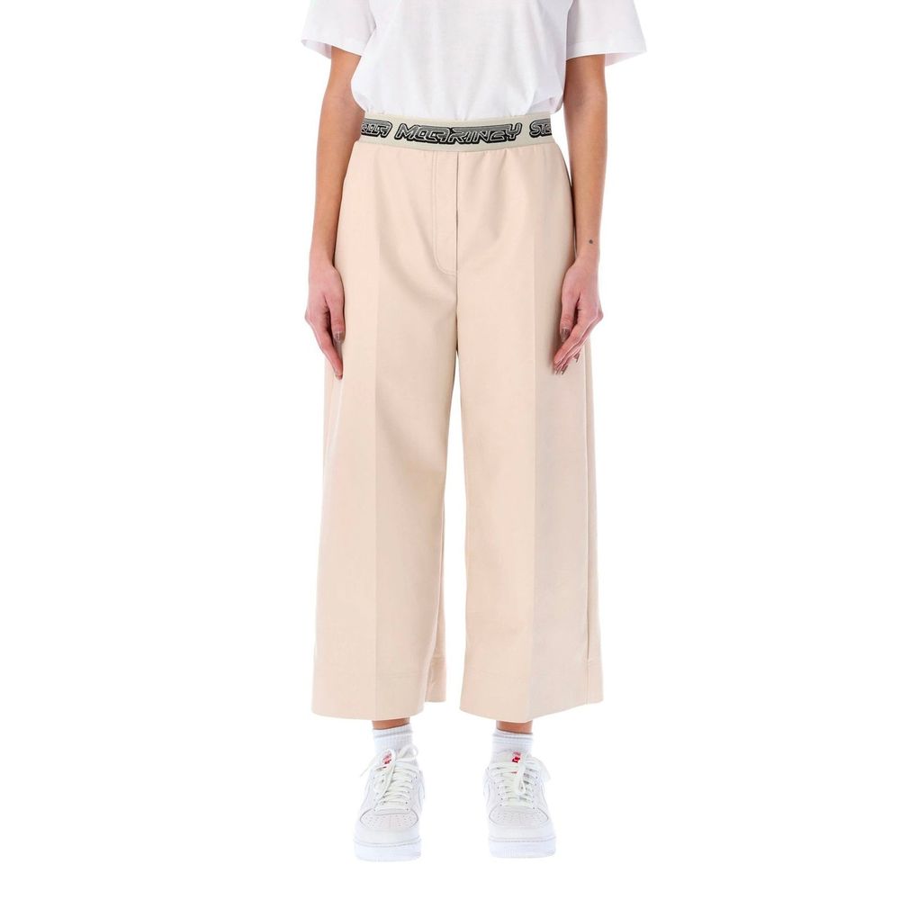 Cropped Logo Pants