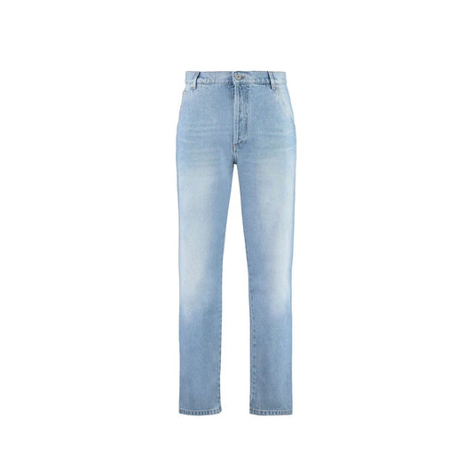 Cropped Straight Jeans
