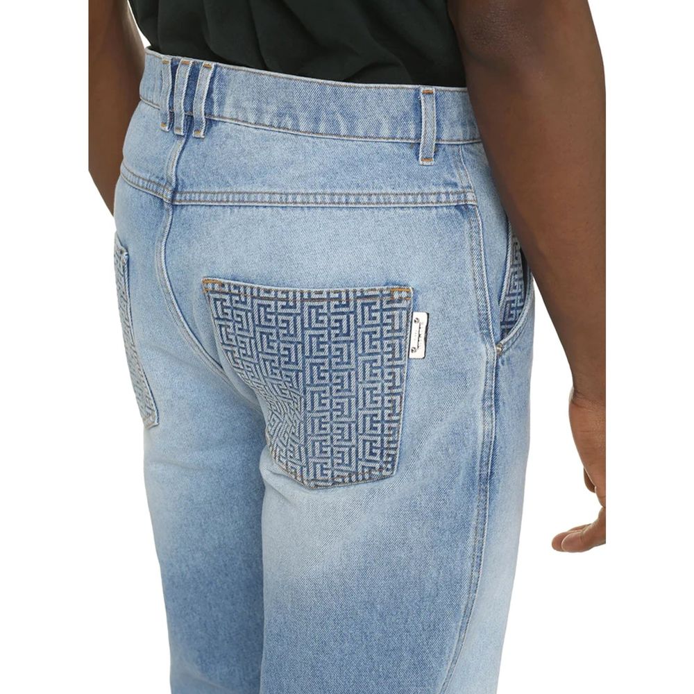 Cropped Straight Jeans