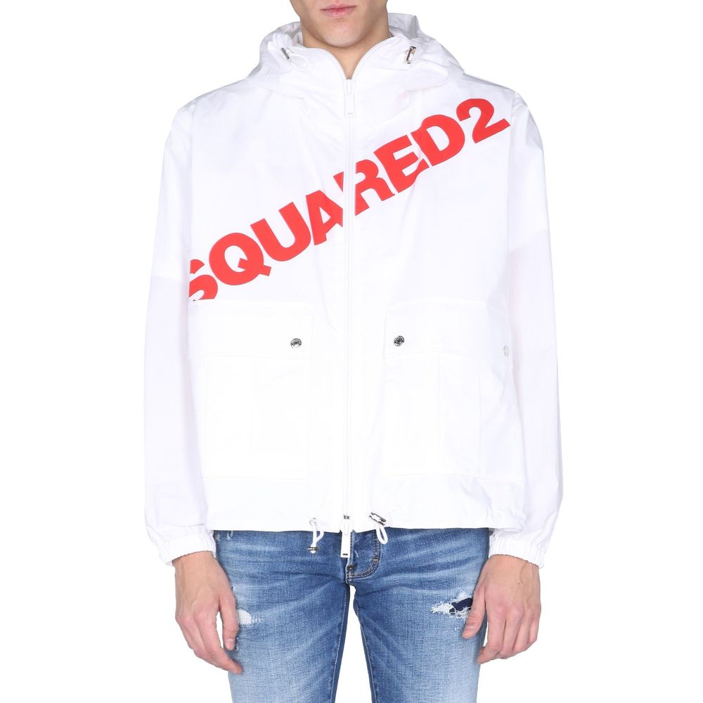Logo Hooded Windbreaker