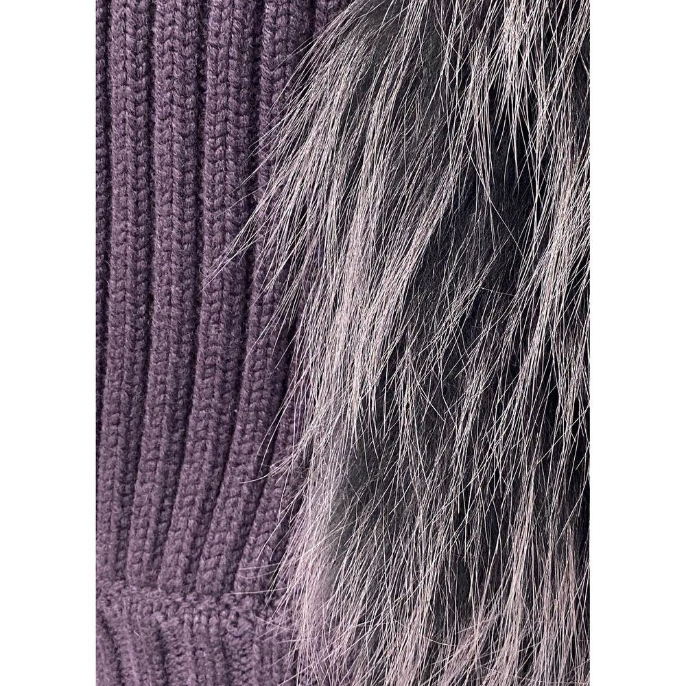 Fox Fur Knitted Vest Jacket