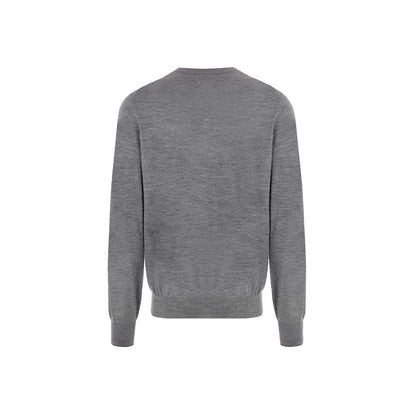 Gray Cashmere Men Sweater