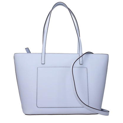 Light Blue Leather Shoulder Bags