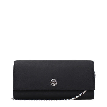 Black Leather Clutch Bags