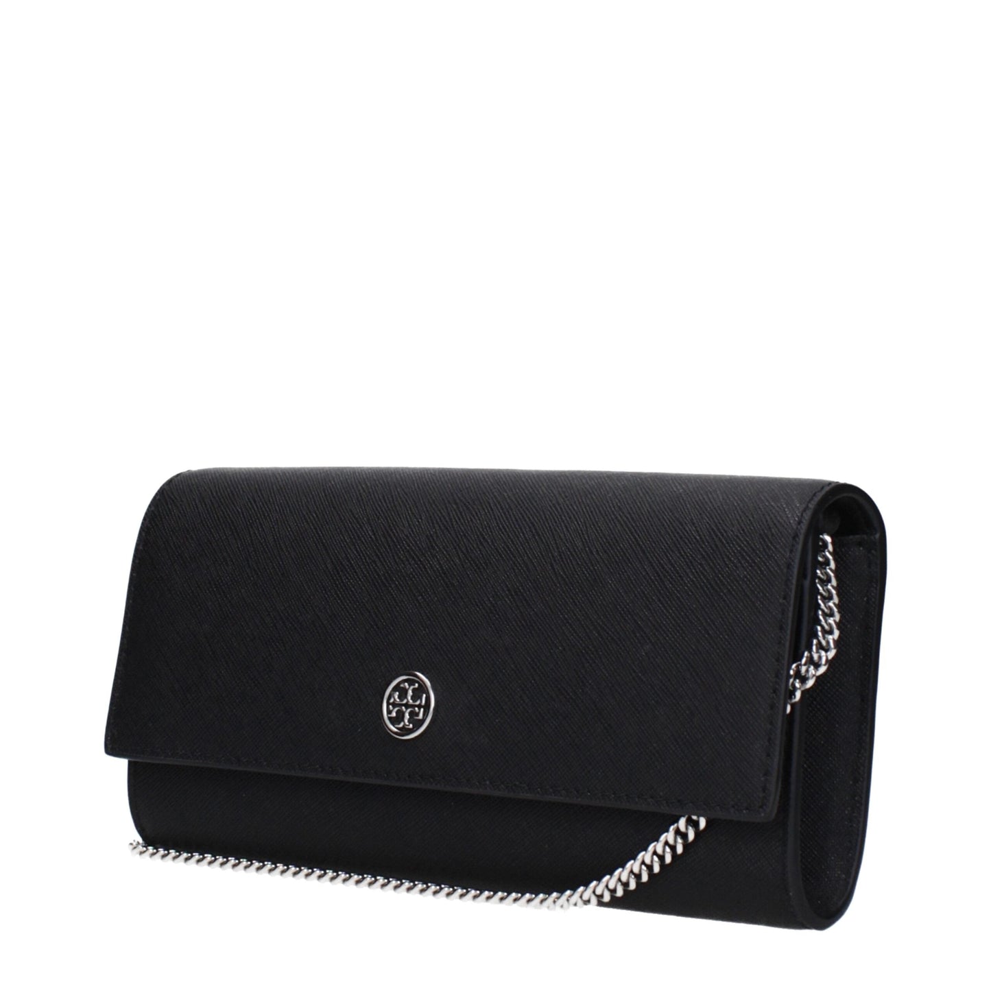 Black Leather Clutch Bags