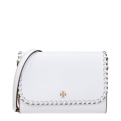 White Leather Clutch Bags