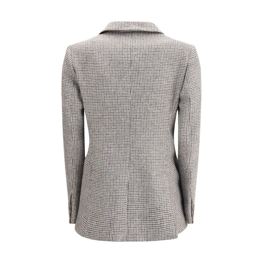 Houndstooth patterned Jacket