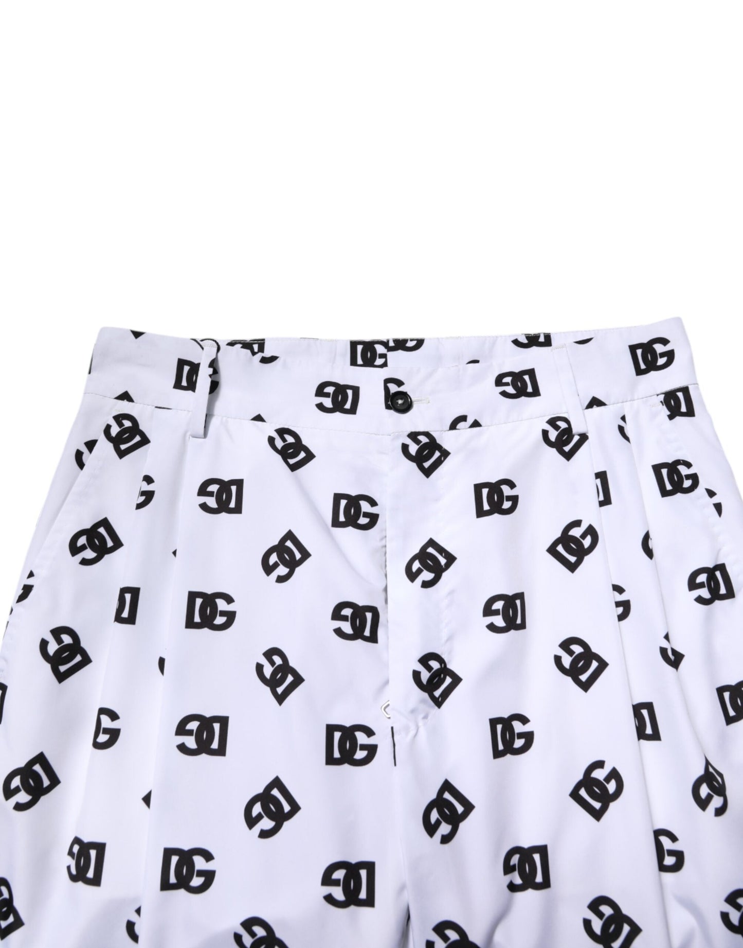 White Logo Cotton Skinny Denim Trouser Pants