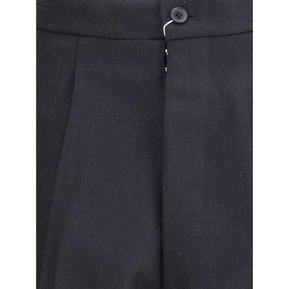 Wool pleated Pants