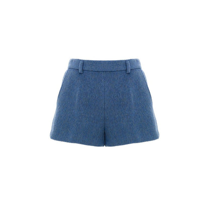 Blue Wool Short