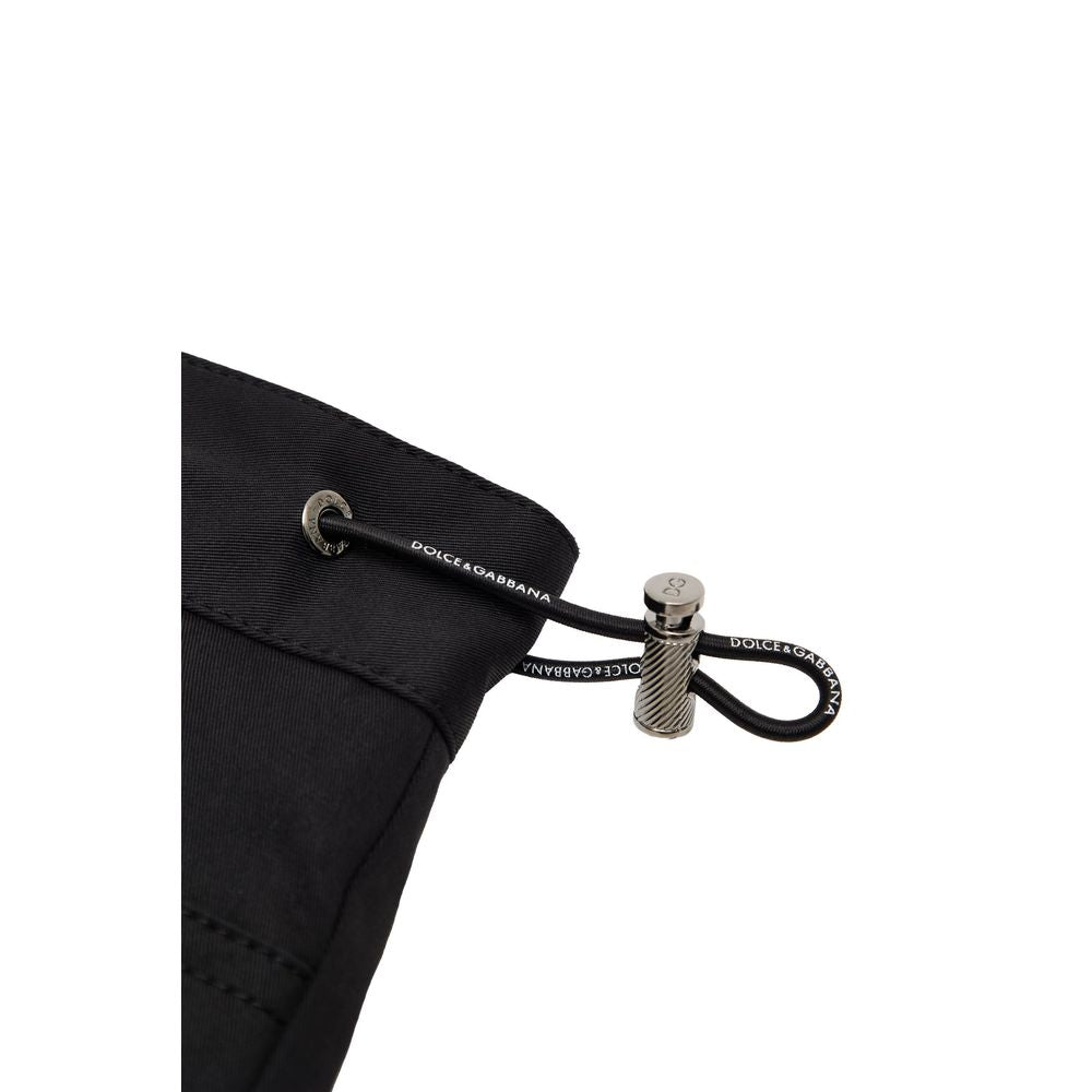 Black Cotton Cargo Pant