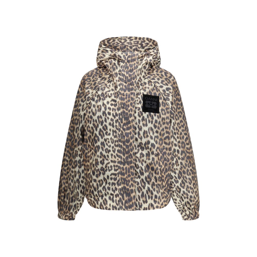 Leopard raincoat Jacket