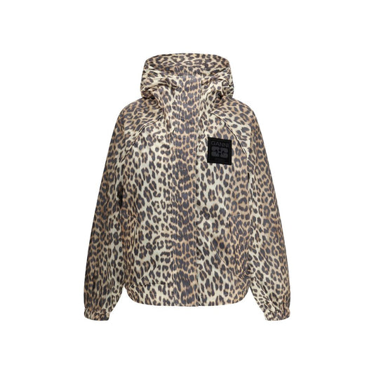 Leopard raincoat Jacket
