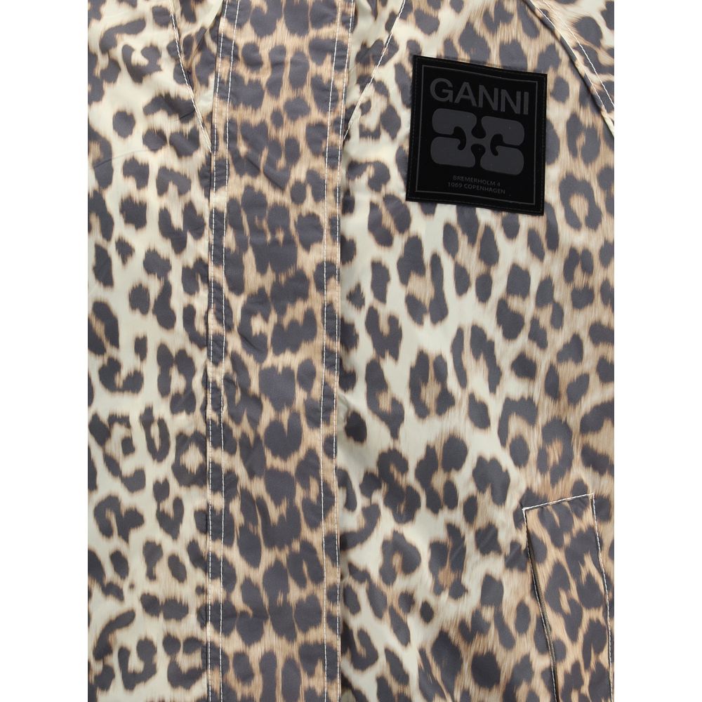 Leopard raincoat Jacket