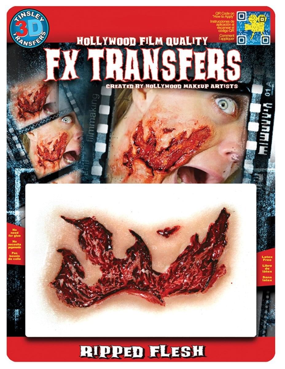 Costume 3D FX Transfers: Ripped Flesh