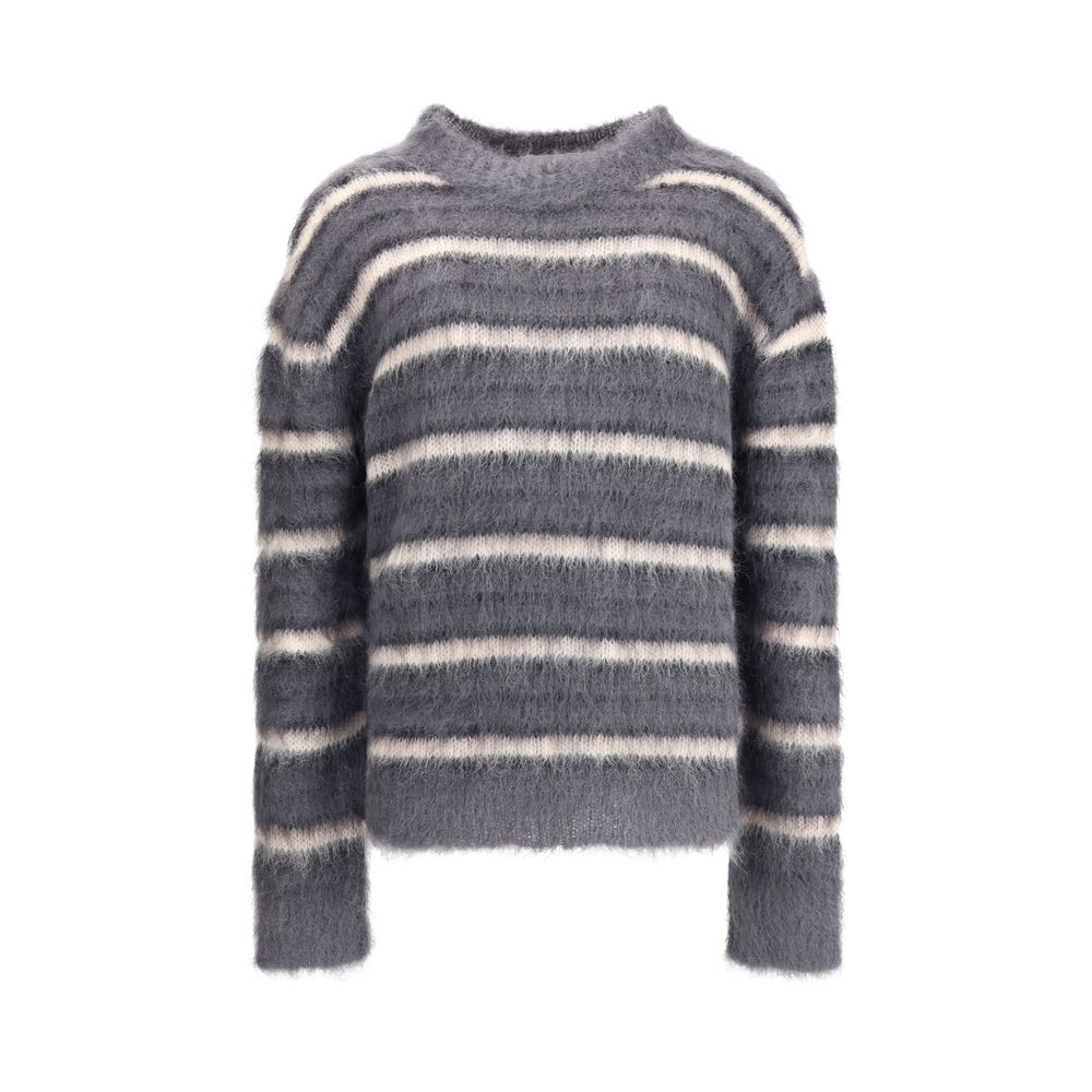 Striped wool mohair Sweater