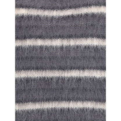 Striped wool mohair Sweater