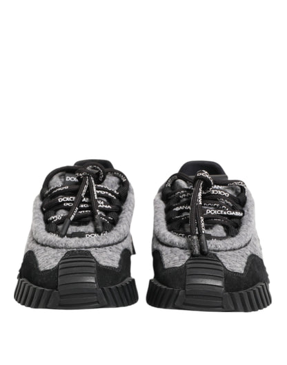 Black Gray NS1 Low Top Sneakers Shoes