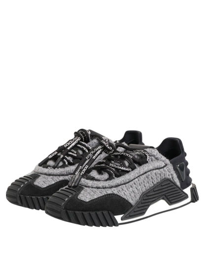 Black Gray NS1 Low Top Sneakers Shoes