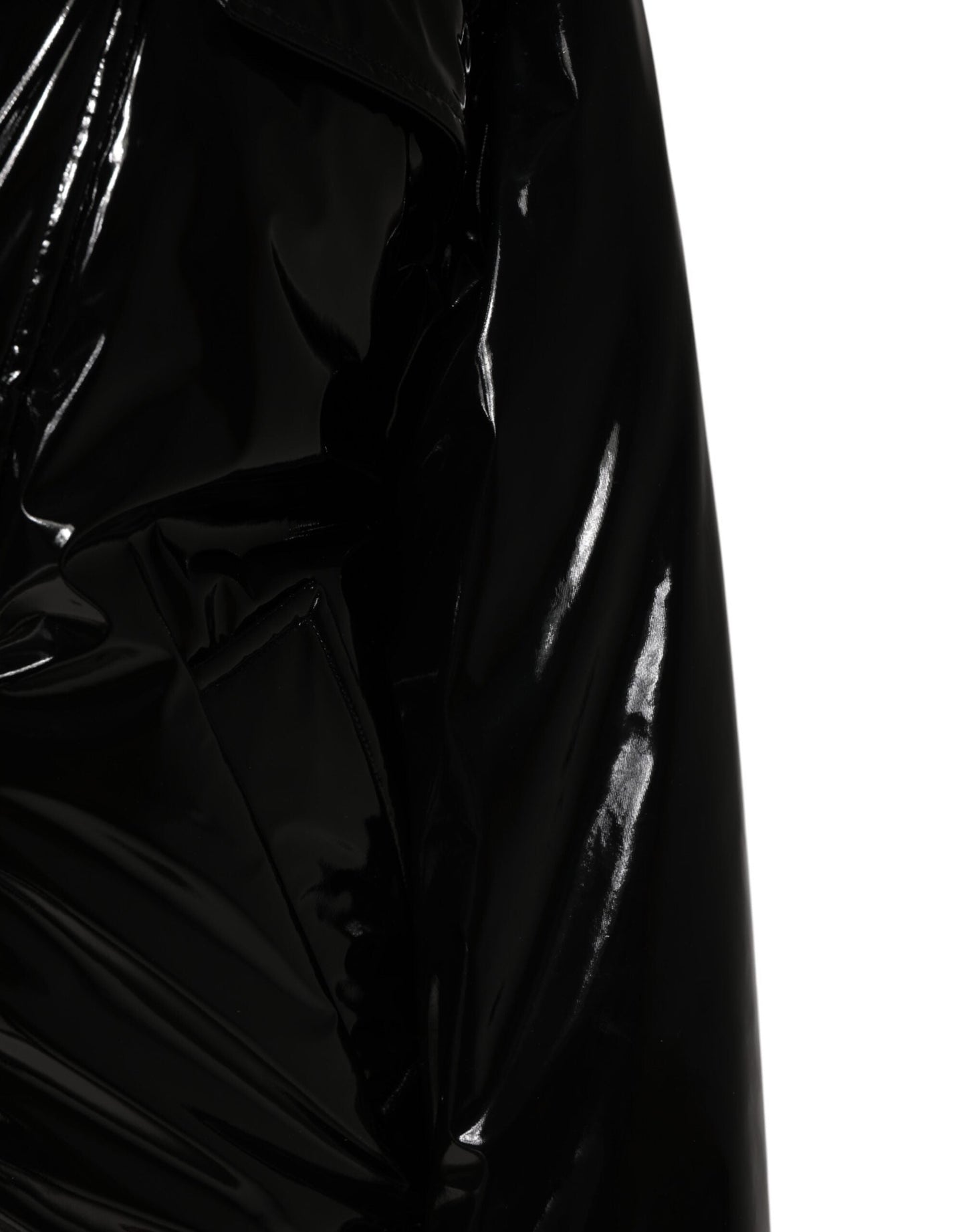 Polyester Black Quilted Puffer Coat  Jacket