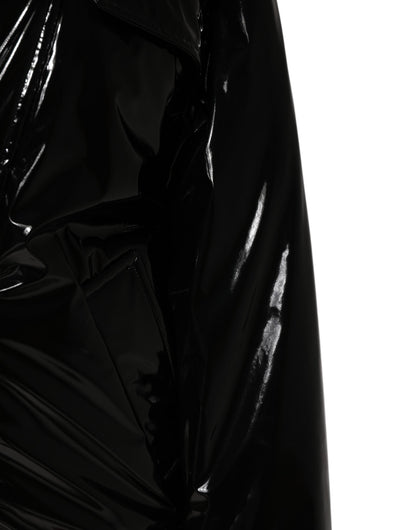 Polyester Black Quilted Puffer Coat  Jacket