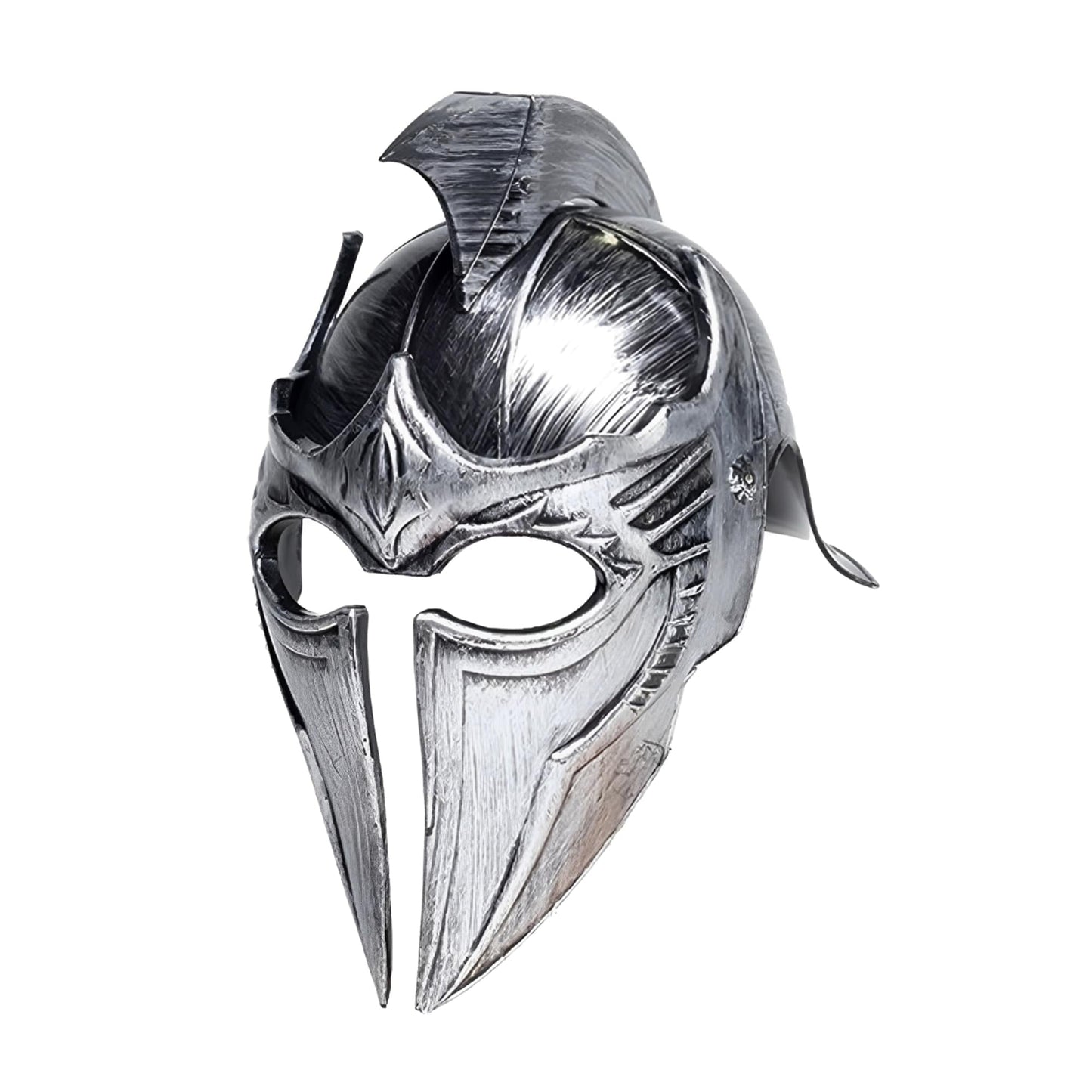Gladiator Point Helmet Silver Adult Costume OS
