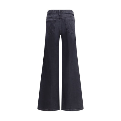 Wide leg stretch cotton Jeans