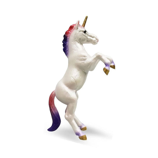 Breyer CollectA 1:18 Scale Model Horse | Unicorn Foal Rearing Rainbow