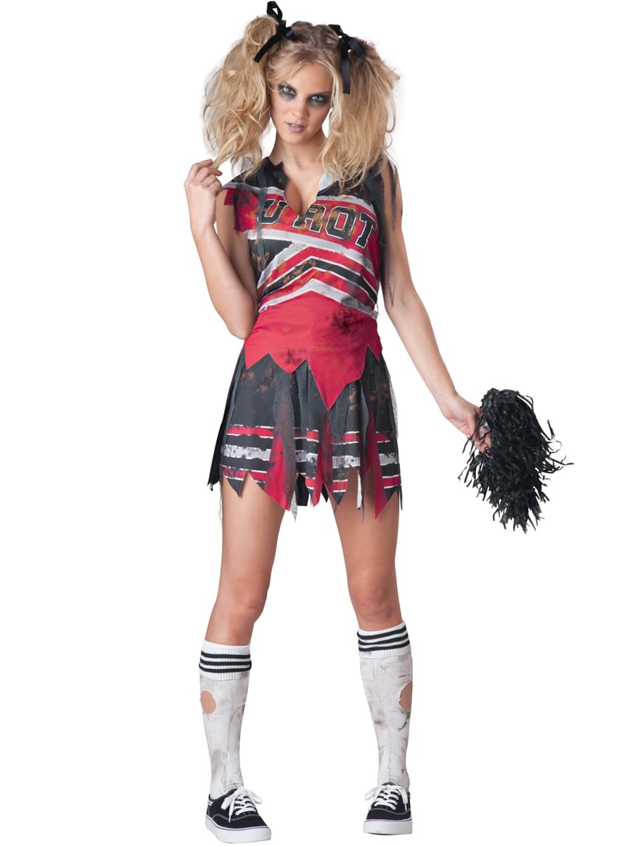 Spiritless Zombie Cheerleader Costume Adult X-Large