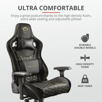 Gaming Chair Trust GXT 712 Resto Pro Yellow Black