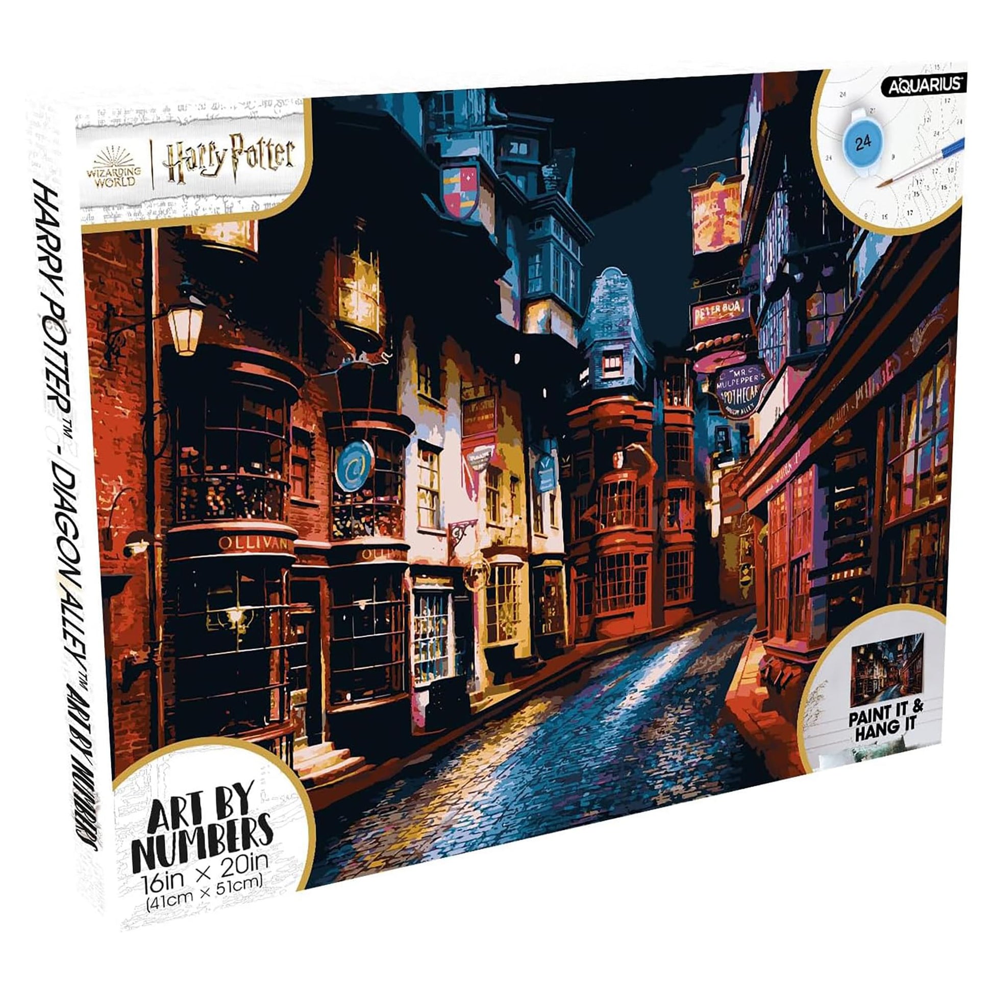Harry Potter Diagon Alley Art by Numbers Painting Kit